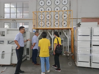 廣涂協(xié)副秘書長(zhǎng)陳麗霞走訪廣州普華環(huán)保設(shè)備